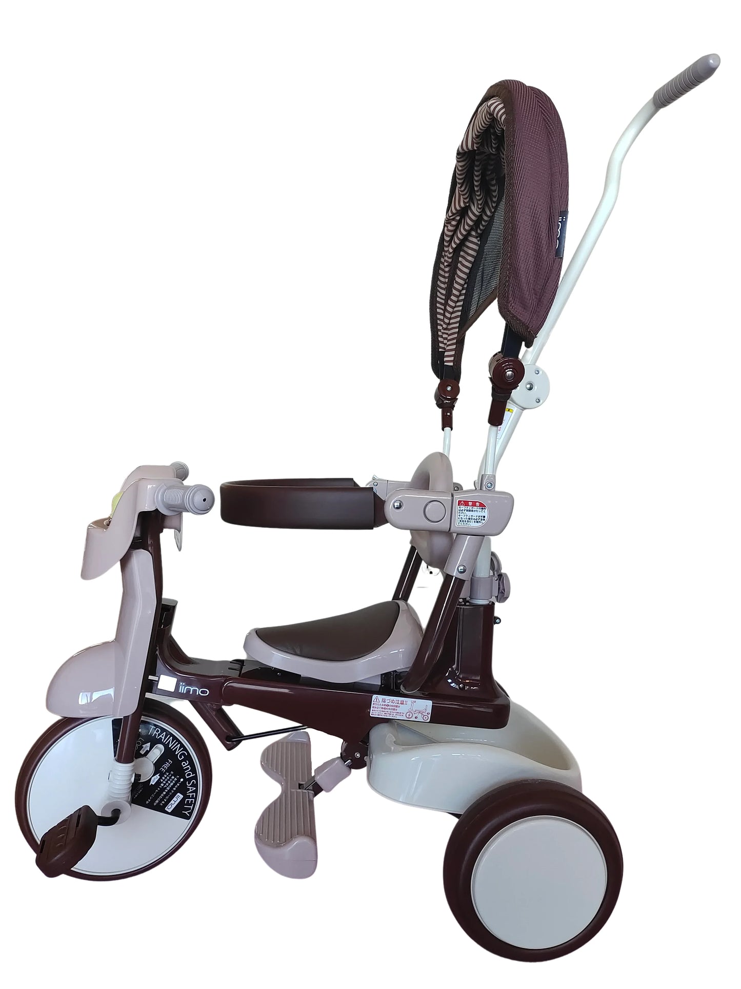 Tricycle pliable avec auvent iimo 3-in-1