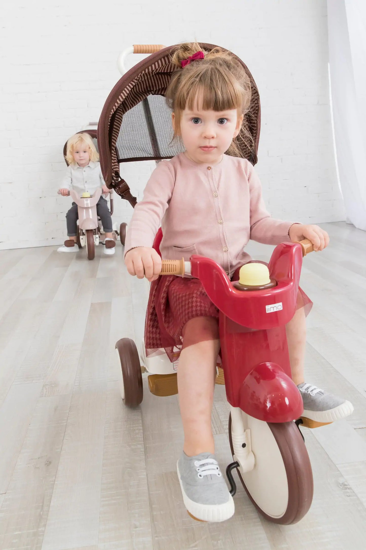 Tricycle pliable avec auvent iimo 3-in-1