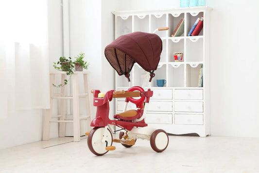 Tricycle pliable avec auvent iimo 3-in-1